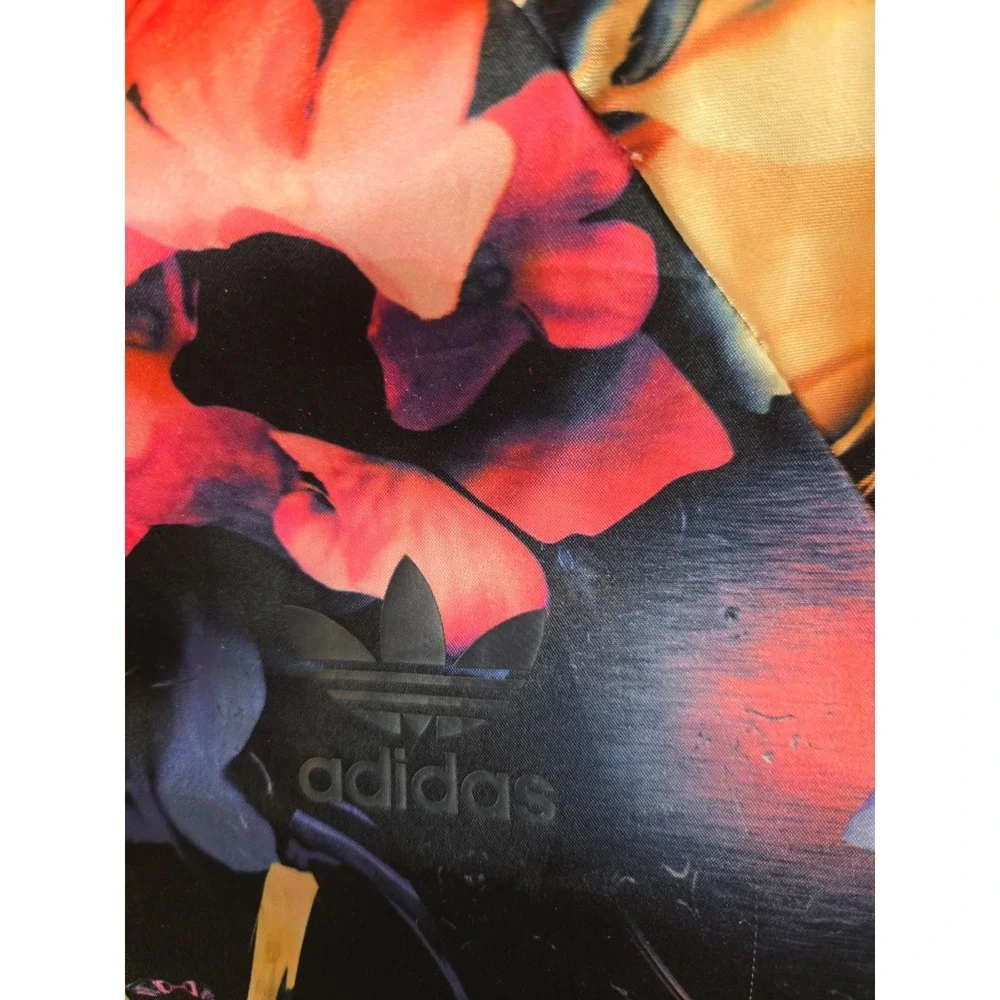 Adidas Originals Track Jacket Girls 13-14‎ Floral Rose Print Superstar BQ3977